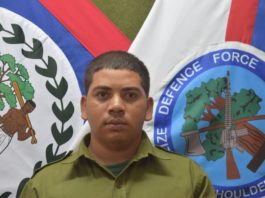 The Belize Defence Force is mourning the lost of one of their own, Pristley Ramcharan