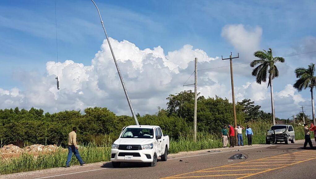 Traffic Accident on Phillip Goldson Highway