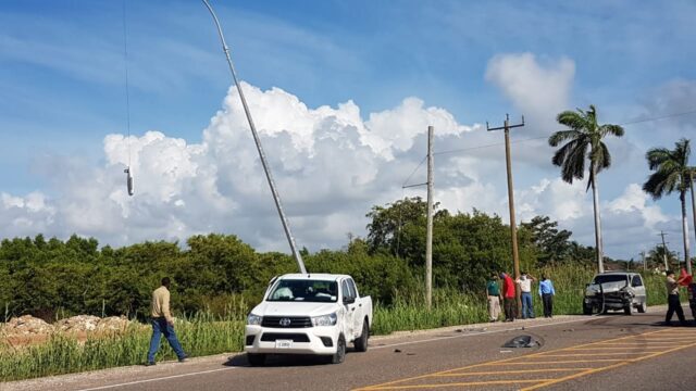 Traffic Accident on Phillip Goldson Highway