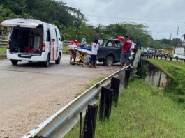 ROAD TRAFFIC ACCIDENT IN JACINTOVILLE VILLAGE TOLEDO DISTRICT 2