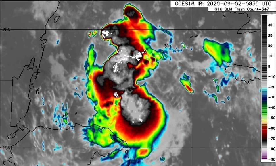 Tropical Storm Nana Continues Westward with Little Change in Strength2